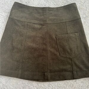 Suede mini skirt in Small